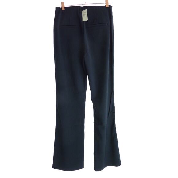 NWT Abercrombie and Fitch Black Pant Trousers 4L 27 Long High Rise Slim Boot - Picture 3 of 6